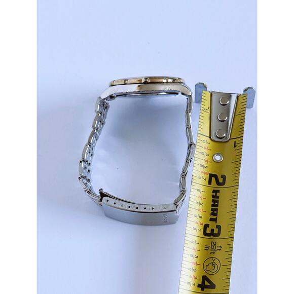 Fossil Star Master Women LU-2537 SS Gold Chrome Dive Watch 50M Business Casual - Picture 11 of 15